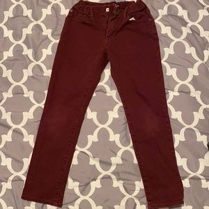 Boys red jeans size 8 (Regular cut)